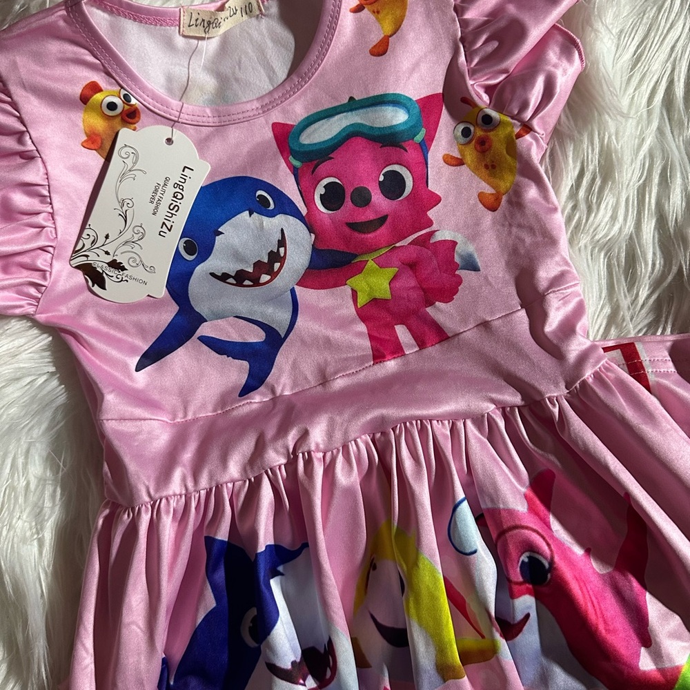 Pink Baby Shark Dress